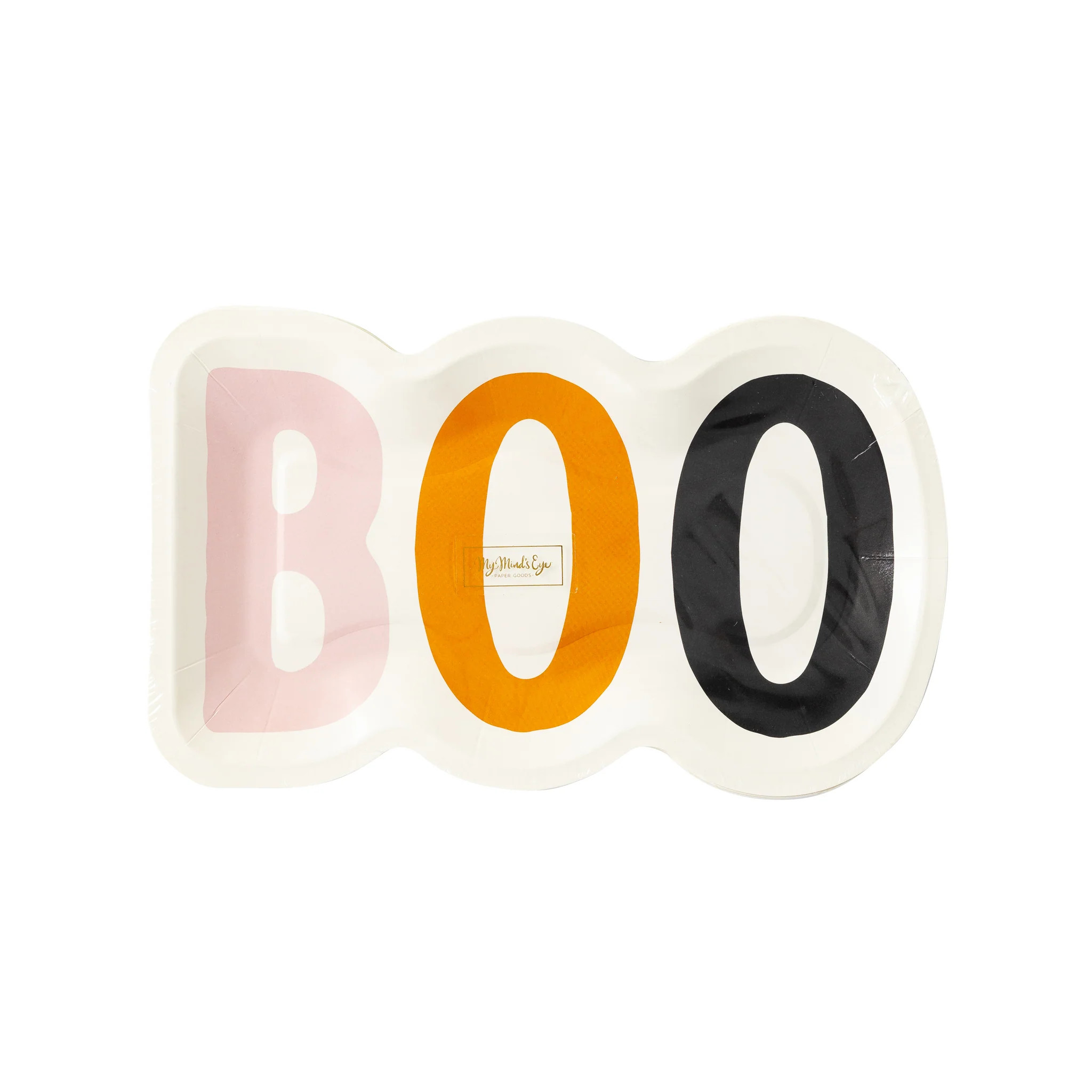 Hey Pumpkin Boo Shaped Paper Plate | My Mind's Eye