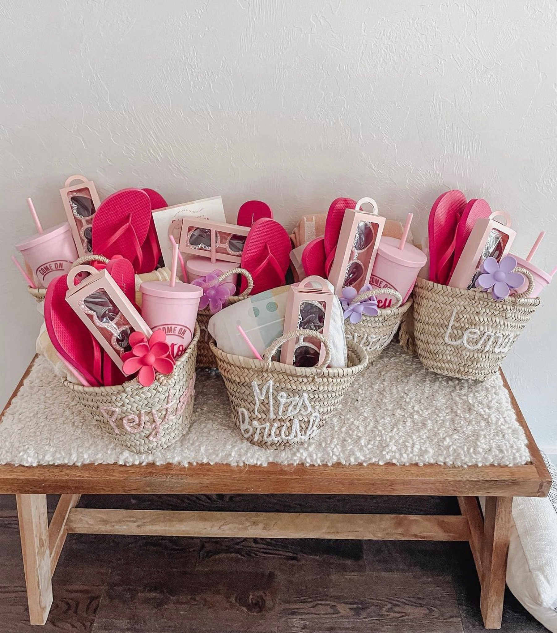 Come on Barbie let’s Bach Party 🩷💍

need a party favor gift idea for your last splash!? get these pool/beach totes filled with so many goodies your girls will ACTUALLY use!!! add a towel to help minimize the amount of things they have to bring (I can’t find the ones I added online)! 

#LTKwedding #LTKunder100 #LTKtravel