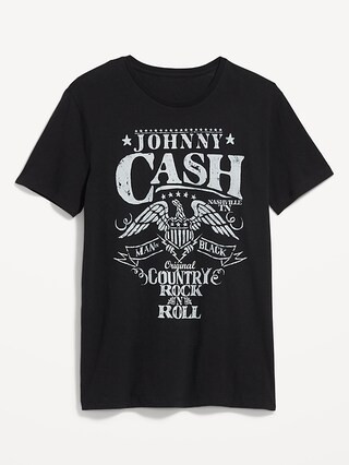 Johnny Cash™ "Man in Black" Gender-Neutral T-Shirt for Adults | Old Navy (US)