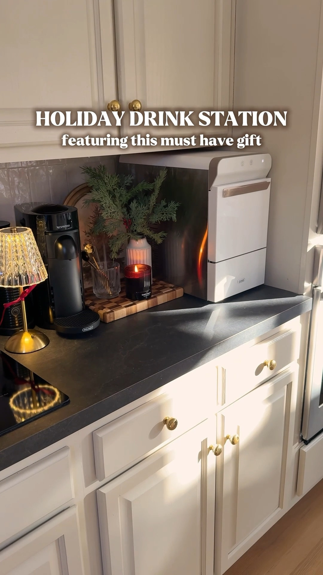 Needed a little holiday counter refresh 🎄🤎

I’ve been loving this ice maker for years but finally moved it from the dining room into the kitchen and now I’m wondering why I didn’t do it sooner. It makes the prettiest nugget ice for mocktails, coffee drinks, and everything festive and it genuinely looks sooo good on the counter.

Holiday drinks hit different when the setup is cute and functional 😊

#nuggeticemaker #holidaydrinks #drinkstation 
#kitchencounterdecor #geviicemaker #holidaymocktails #holidayhosting #cozykitchen
#giftinspo 

#LTKGiftGuide #LTKHome #LTKHoliday