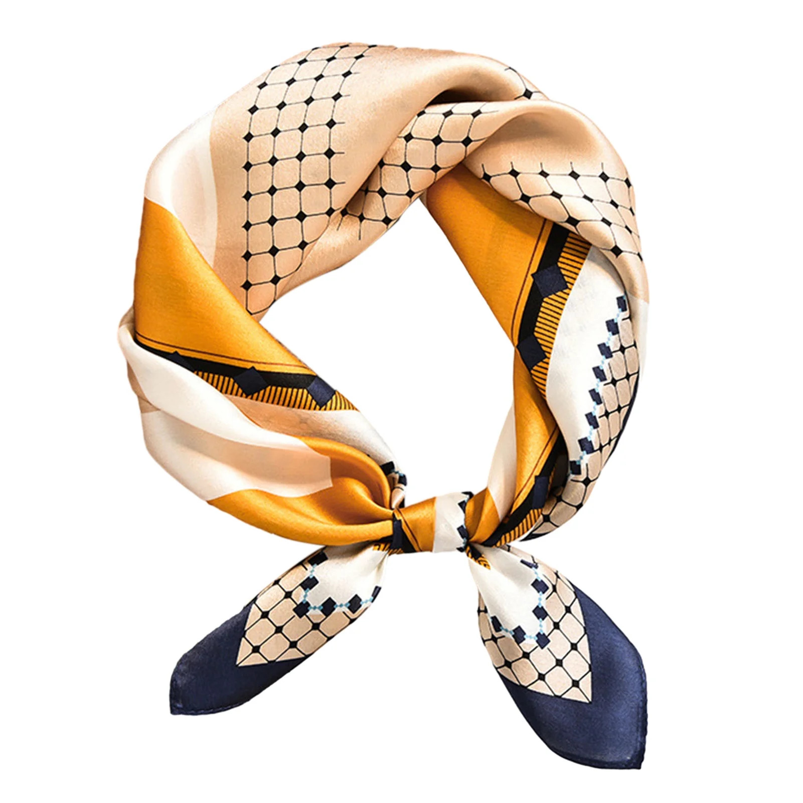 NUZYZ Silk Scarf for Women Soft Breathable Fashionable Neck Collar with Colorful Print for Partie... | Walmart (US)