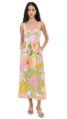 FARM Rio Women's Light Blue Spring Affair Maxi Dress, Orange, XXS | Amazon (US)