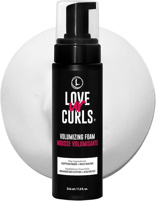 Love Ur Curls® Volumizing Foam, Lightweight Mousse for Curly Hair, Volume & Definition, Frizz Co... | Amazon (US)