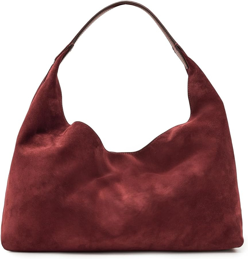 Madewell Women's The Mylie Shoulder Bag in Italian Suede | Amazon (US)