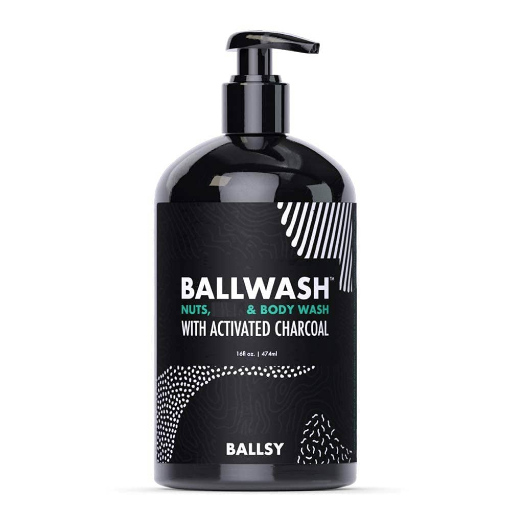 Ballsy Ballwash Charcoal Body Wash for Men - Moisturizing Men’s Bodywash with Coconut Oil – N... | Amazon (US)
