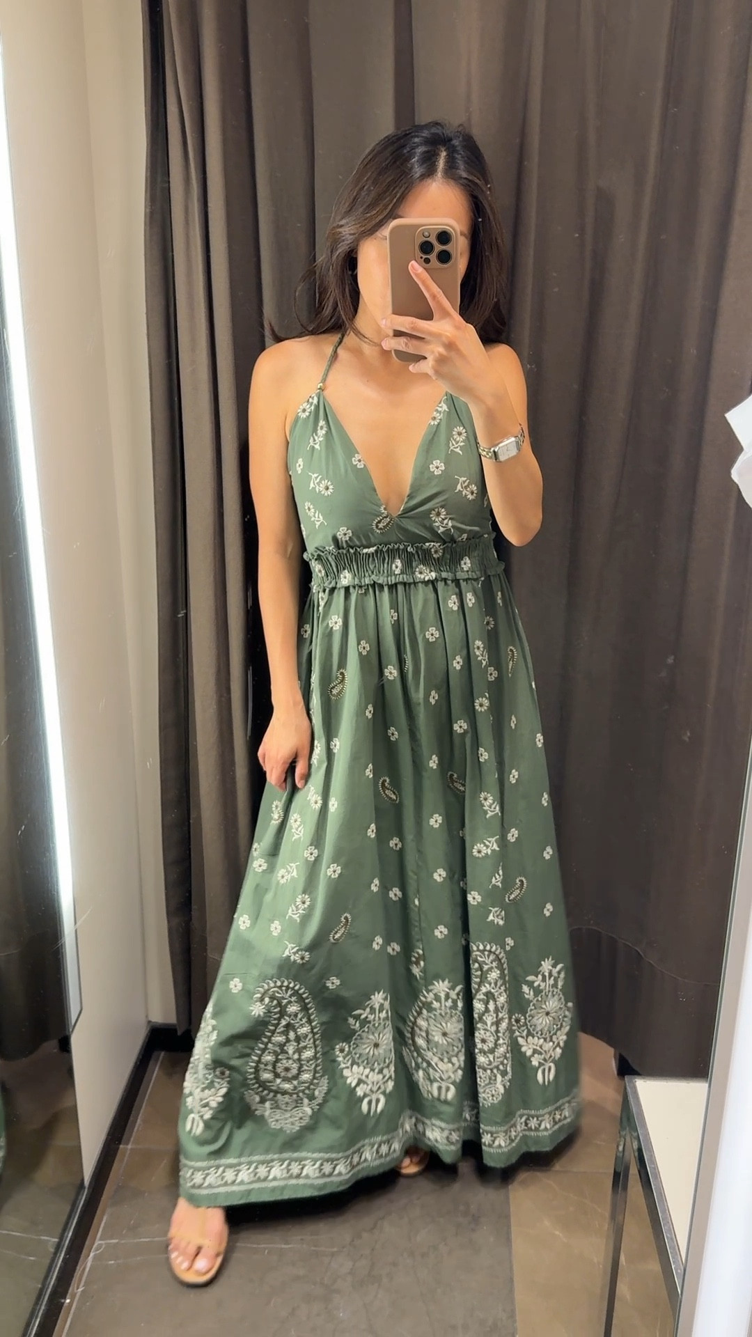 Zara summer vacation dress try on

• Zara midi summer dress - trying on xs, dress is a light and airy embroidered cotton blend with adjustable ties in the back, has a stretch waist all around that is forgiving at the midsection, also maternity and nursing friendly

Trying it on with no bra but would do my usual nipples 

• Old Madewell sandals - linked similar

Vacation outfit ideas, petite friendly

#LTKSeasonal #LTKPetite #LTKSummerEdit