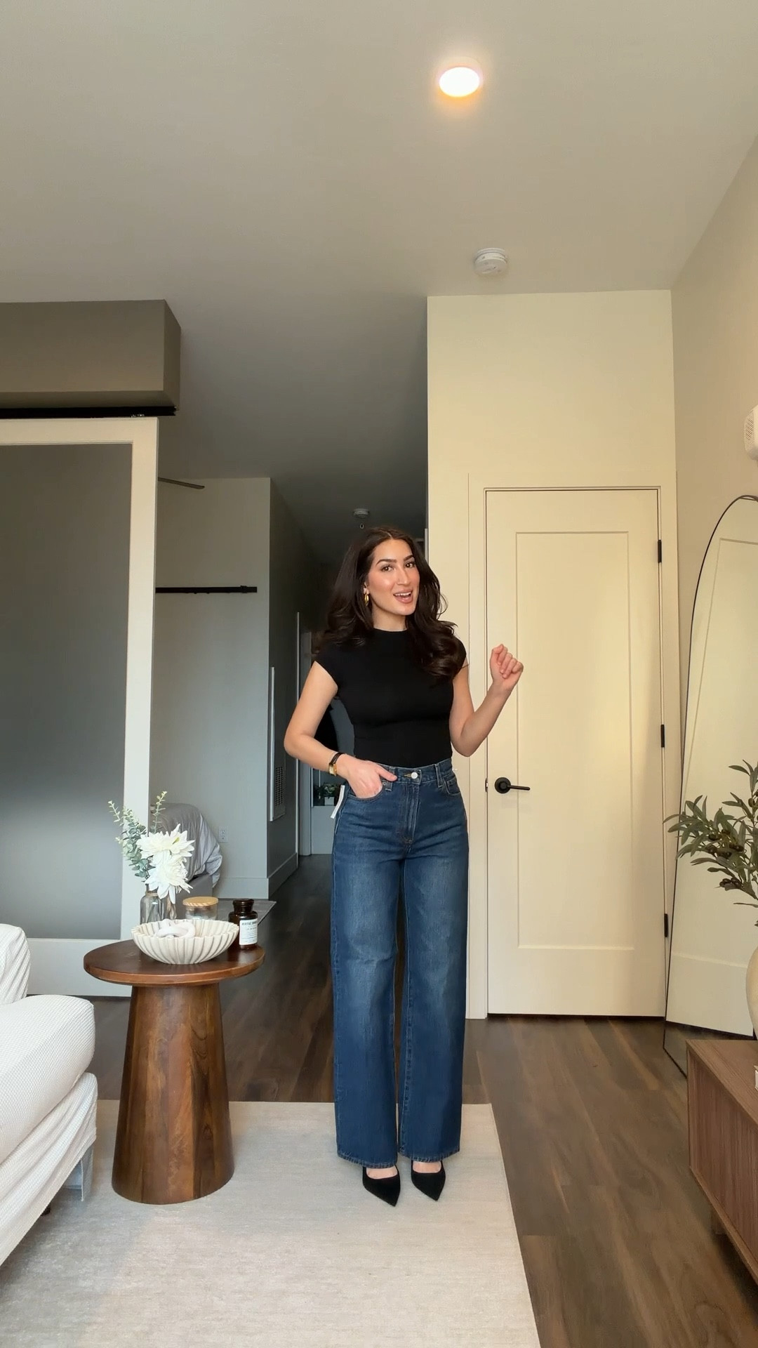 Finally found the perfect pair of jeans 😍 #jeans #aritzia #widelegjeans #denim 

#LTKU #LTKootd