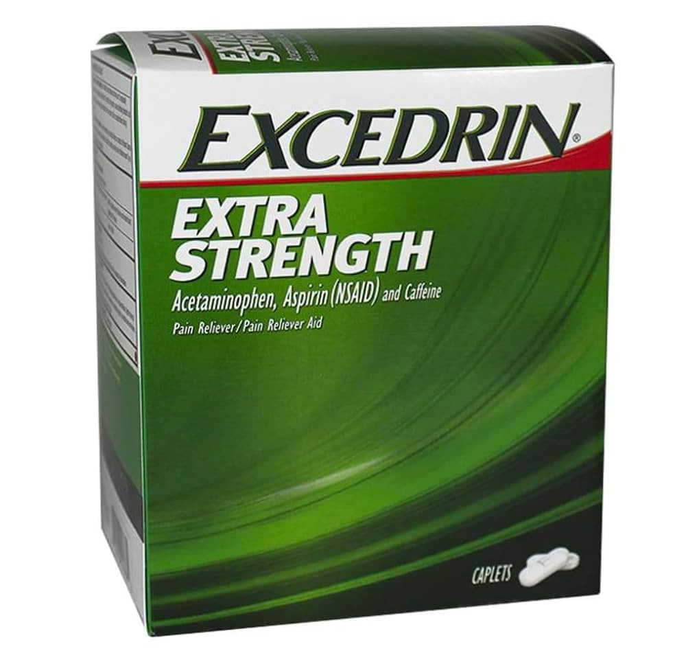 Excedrin Extra Strength Caplets 25 Packets of 2 (25/2's) Display Box | Amazon (US)