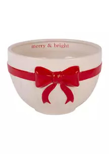 Bazaar Embossed Serving Bowl With Bowl | Belk