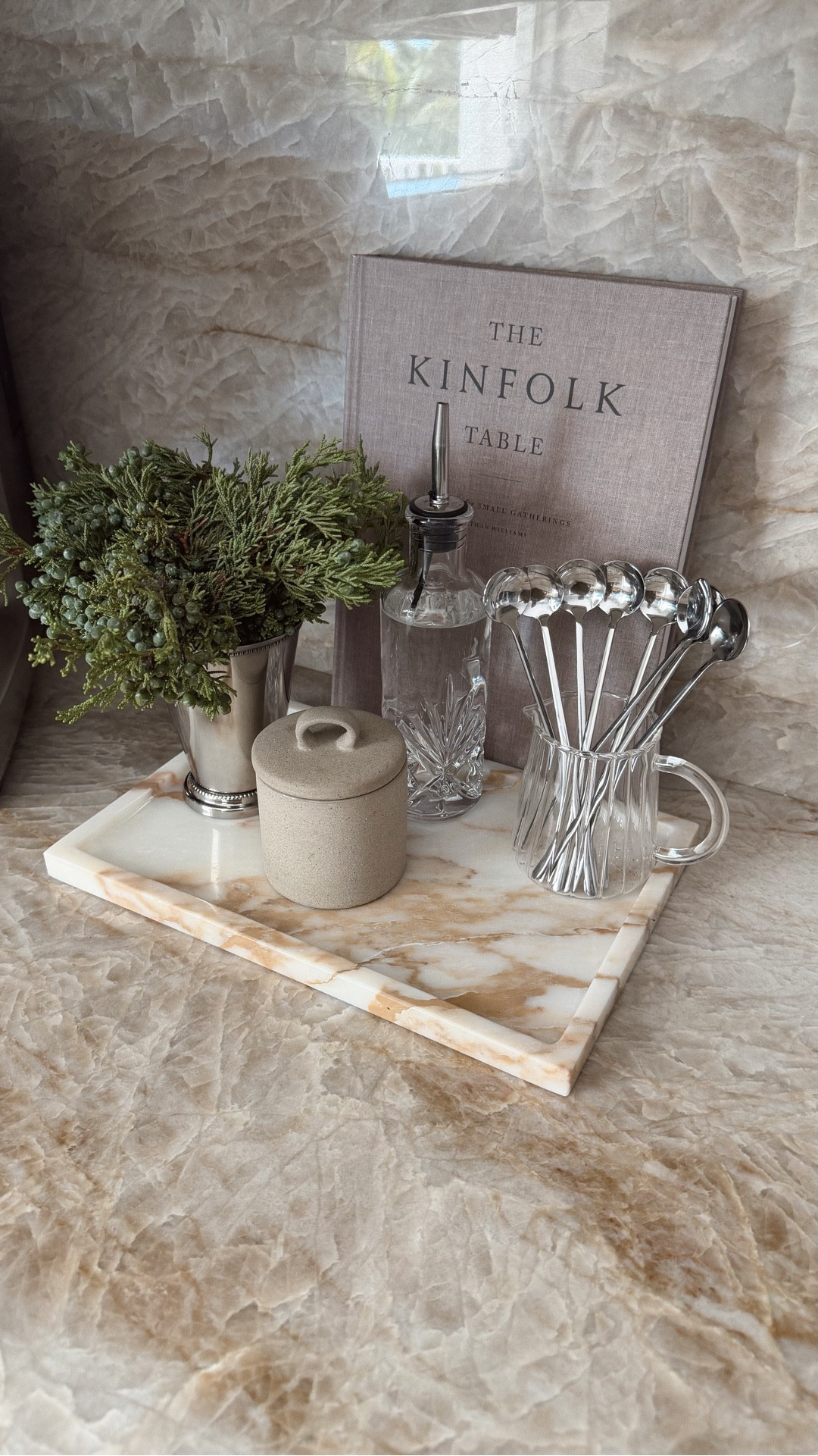 Slow winter mornings deserve a cozy coffee moment.
I refreshed my coffee bar for winter using neutral decor, silver accents, winter stems, and everyday coffee bar essentials to keep it warm and elevated all season.

If you’re searching for winter coffee bar styling ideas, neutral winter home decor, or coffee bar organization, this refresh is such an easy update.


#WinterCoffeeBar
#CoffeeBarStyling
#NeutralHomeDecor
#WinterHomeDecor
#CozyHomeStyle
#HomeDecorInspo
#JensGatheringNest

#LTKHome #LTKSeasonal #LTKFindsUnder50