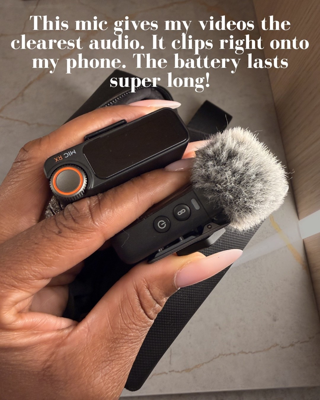 This mic has completely upgraded my content quality lately ✨
The audio sounds so clear, it’s super easy to use and the battery lasts forever. One of those content creator essentials that honestly makes filming so much easier — especially for reels, voiceovers & everyday videos.

Este micrófono me ha cambiado demasiado el contenido ✨
El audio se escucha súper claro, la batería dura muchísimo y grabar reels ahora es mil veces más fácil 🤍

Follow me on Instagram and YouTube
@kirasfashionfinds

#LTKvlog #LTKdayinmylife