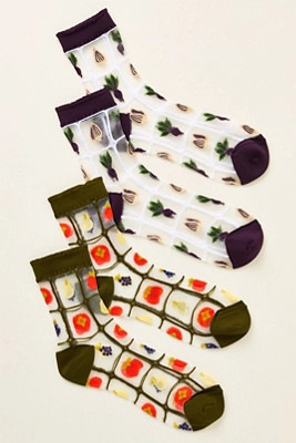 Sheer Socks, Set of 2 | Anthropologie (US)