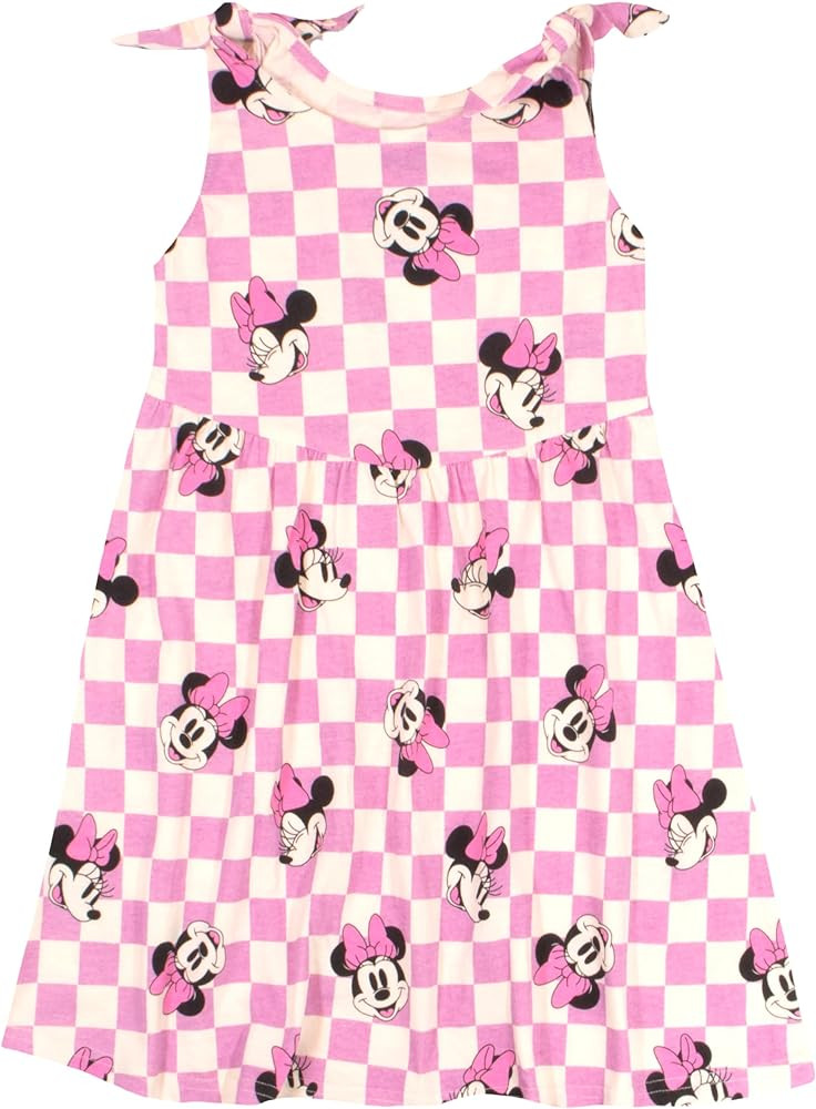 Disney Minnie Mouse All Over Print Girls Dress Minnie Mouse Girls Dresses Minnie Mouse Dresses fo... | Amazon (US)