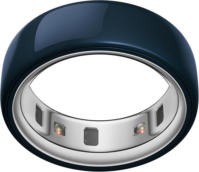 Oura Ring 4 - Ceramic Midnight - Size 6 - Sleep, Activity, Women’s Health, AI Advisor, Up to 8 ... | Amazon (US)