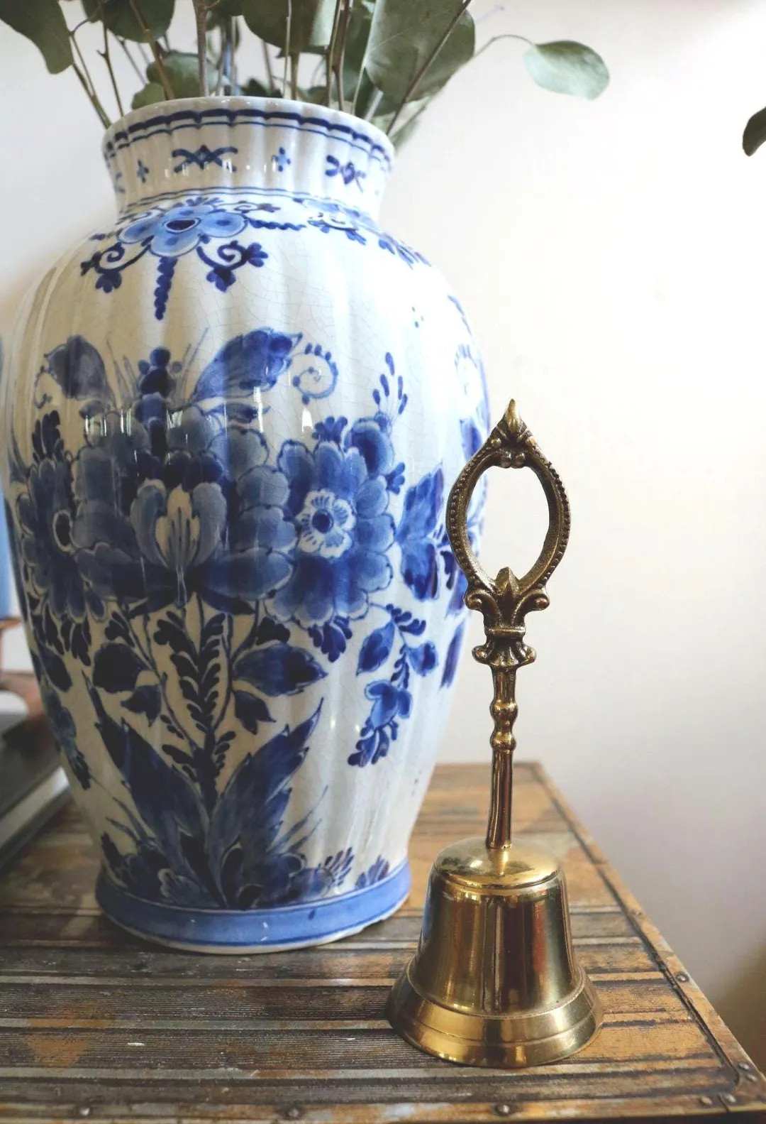 Vintage Solid Brass Fleur-de-lis Bell: Ornate Handle, Christmas Ornament - Etsy | Etsy (US)