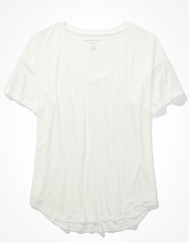 AE Soft & Sexy V-Neck T-Shirt | American Eagle Outfitters (US & CA)