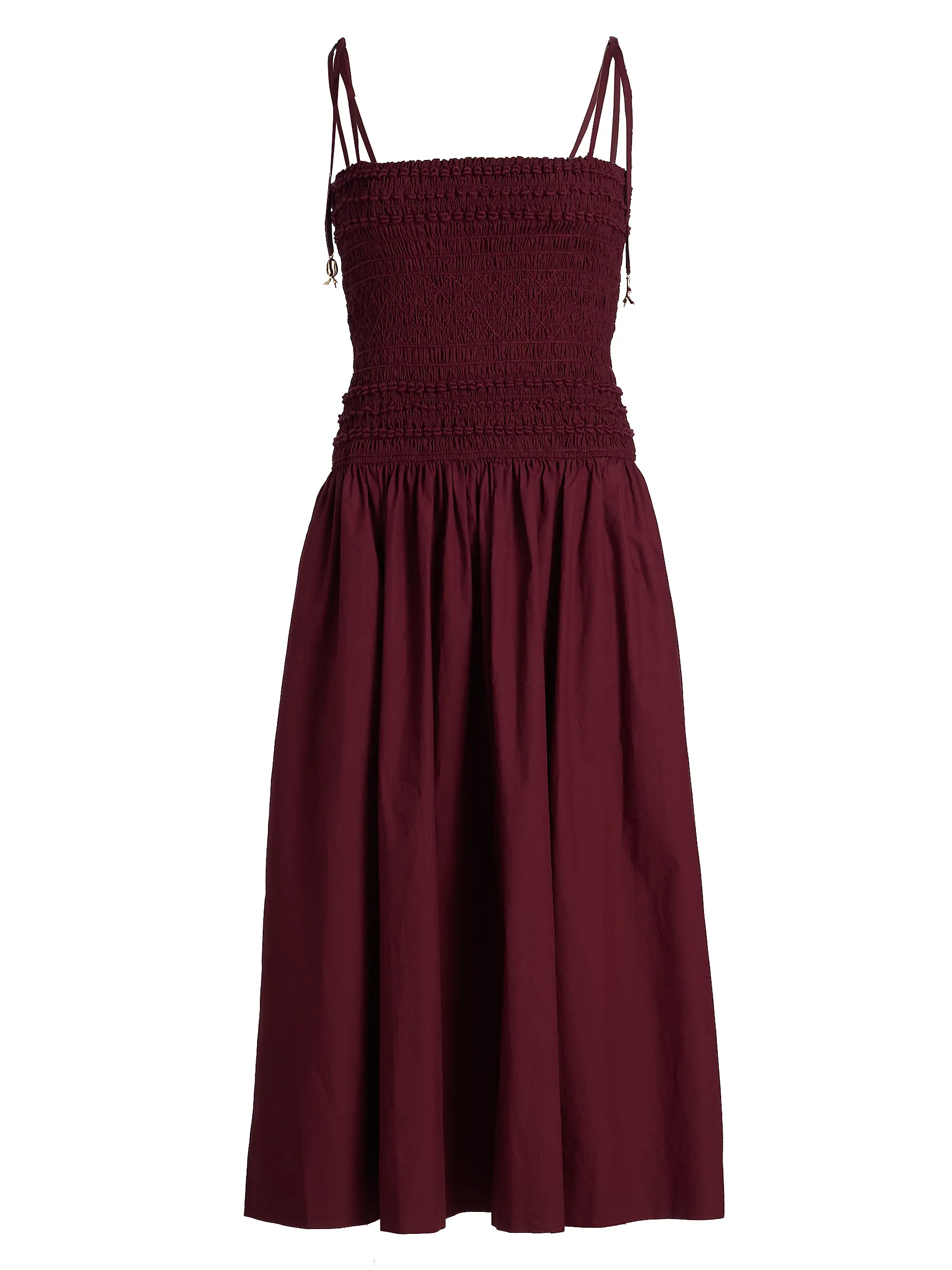 Alegra Ruched Drop-Waist Dress | Saks Fifth Avenue