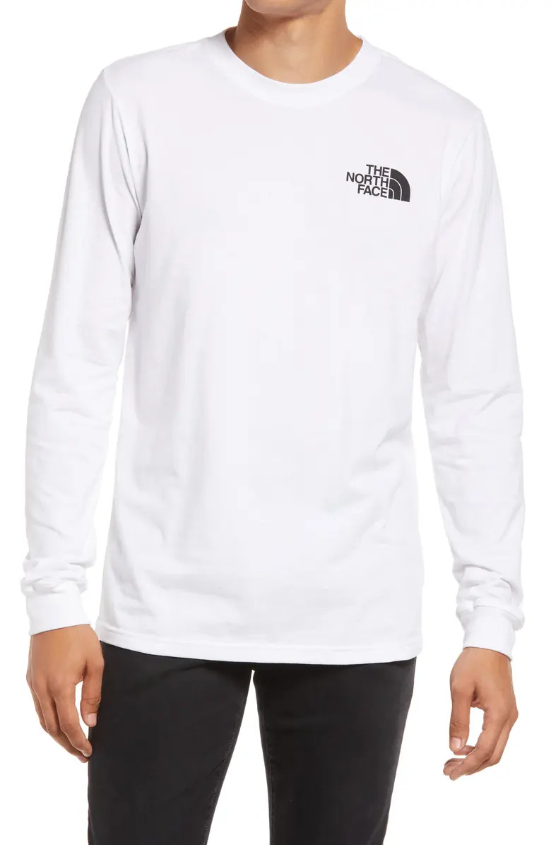 The North Face Men's Long Sleeve Box Logo Tee | Nordstrom | Nordstrom