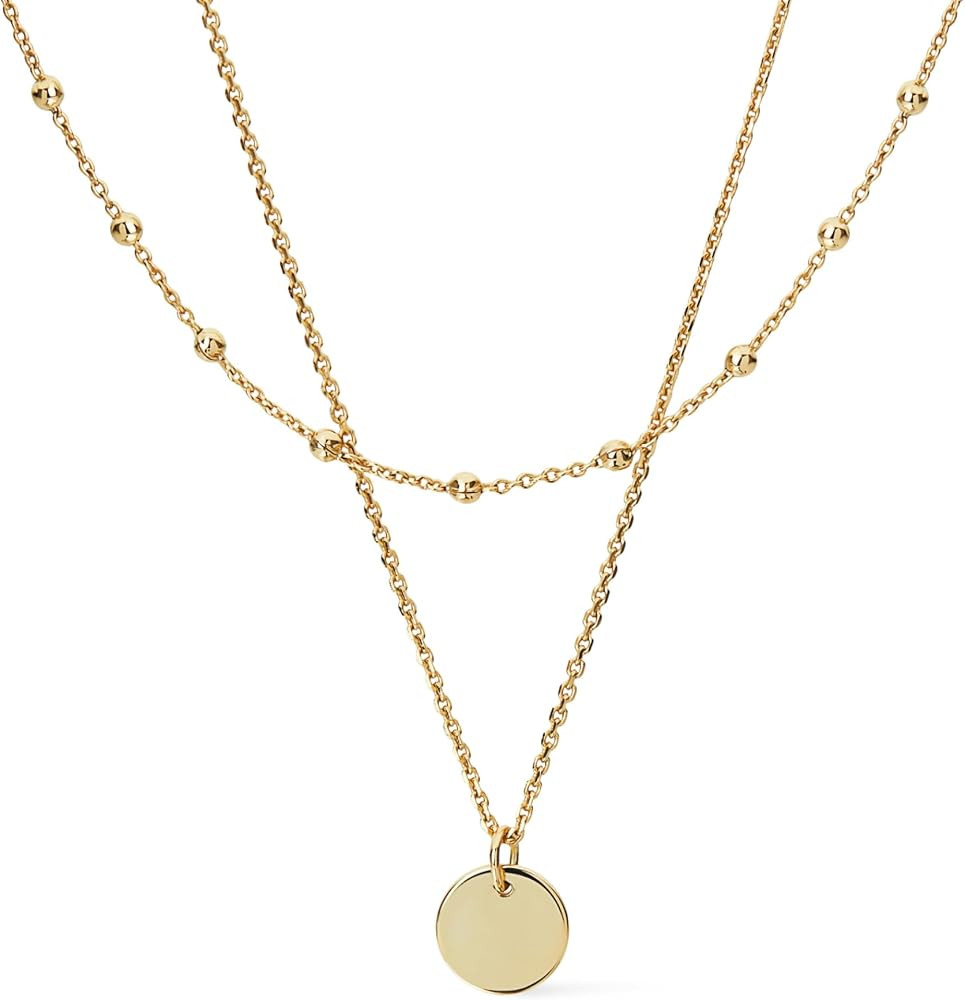 Ana Luisa Layered Necklaces for Women - Chic 14K Gold Plated Chains with Two Separate Necklaces f... | Amazon (US)