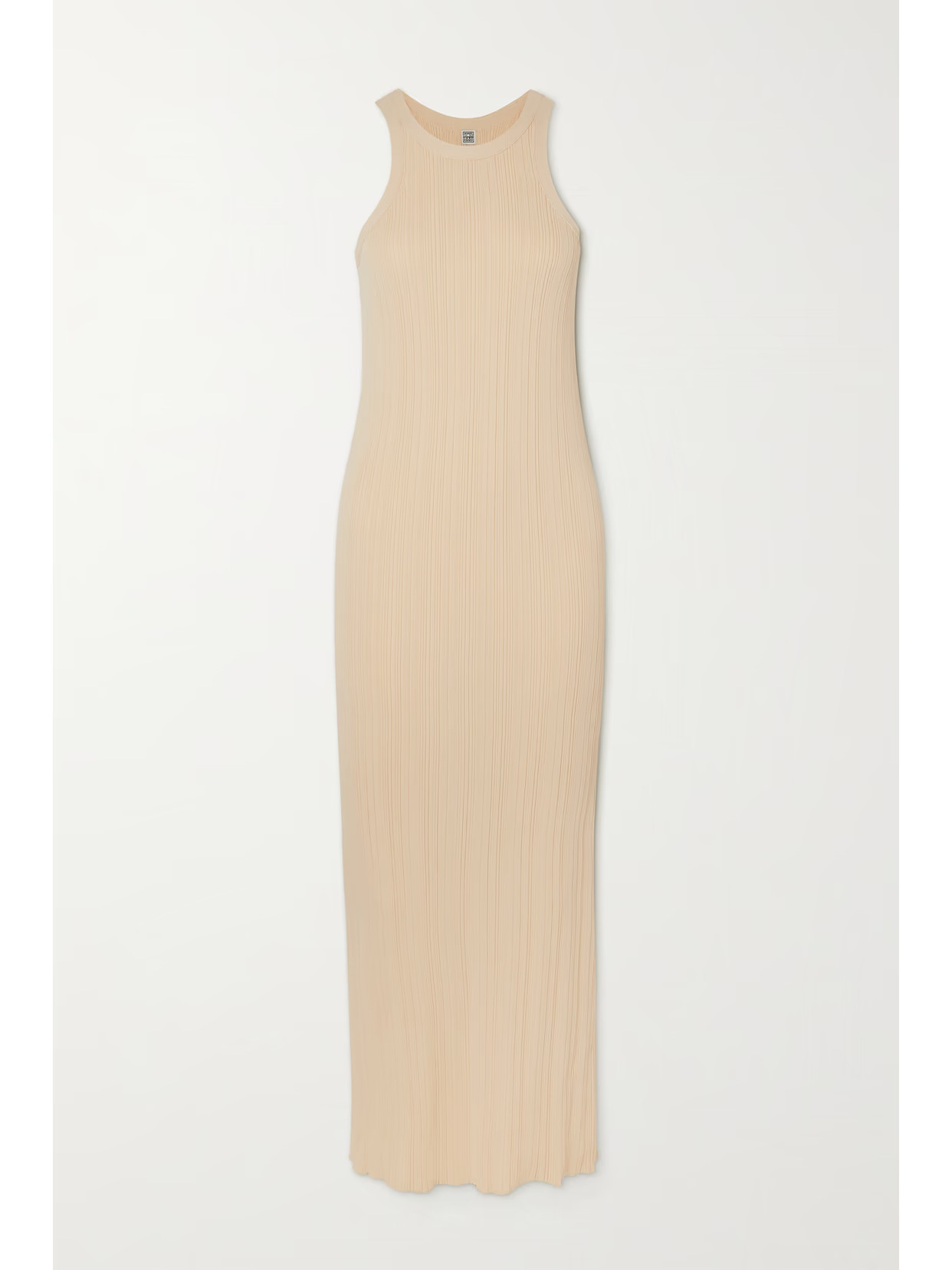 Totême - Espera Ribbed-knit Dress - Neutrals | NET-A-PORTER (US)