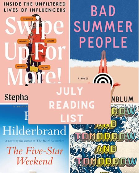 My July books are listed if you are in need of a new book to read  