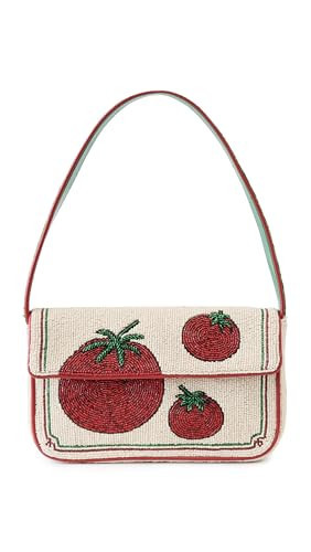 STAUD Women's Tommy Beaded Bag, Tomato, Red, One Size | Amazon (US)