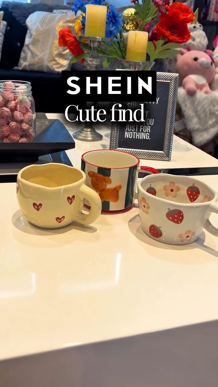 today’s good mood is sponsored by my new coffee mugs ☕️✨

which one did you like the most?? 

#SHEINfinds #SHEINpartner #CoffeeMugs

#LTKgiftguide #LTKcanada #LTKhome
