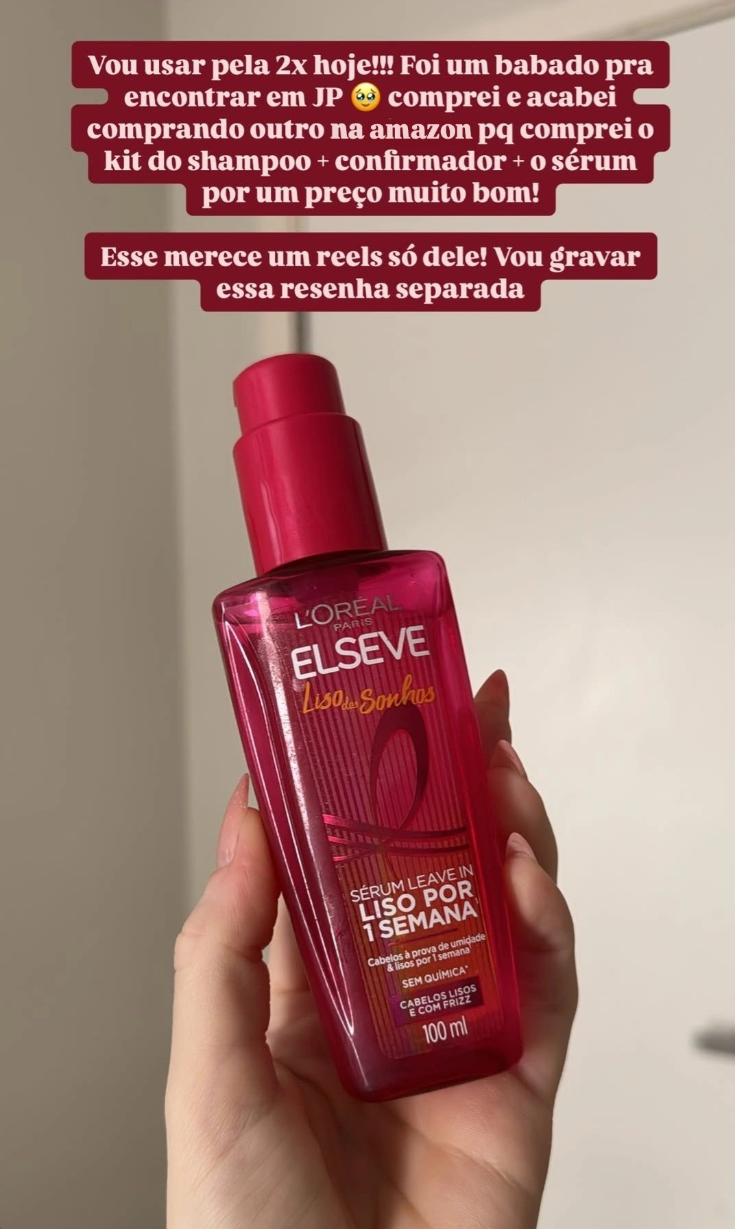 Esse serum vale toda a fama que tem. O cabelo fica tão alinhado que parece que fui no salão. 💖

#LTKbrasil #LTKbeleza #LTKautumn