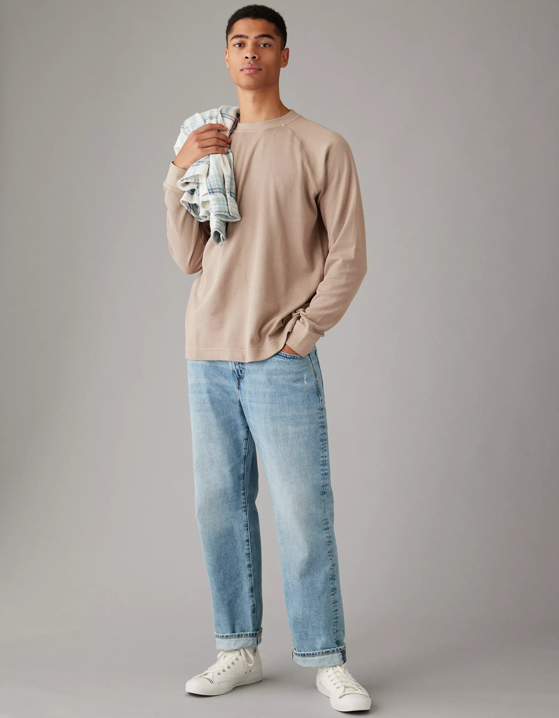 AE Legend Long-Sleeve Thermal T-Shirt | American Eagle Outfitters (US & CA)