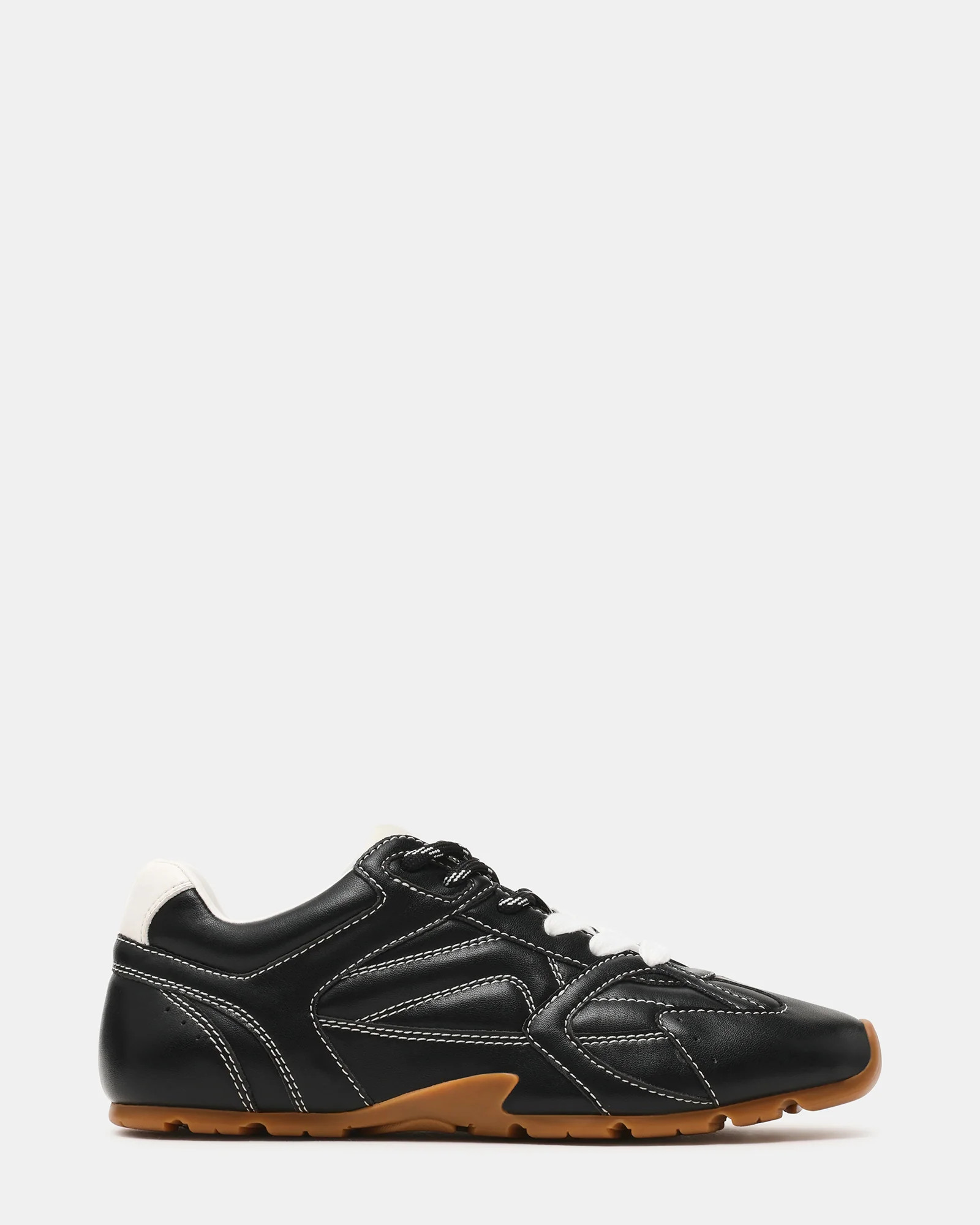 Steve Madden Women's Aziel Lace-Up Sneakers - Black - Size 5.5 - Synthetic | Steve Madden (US)