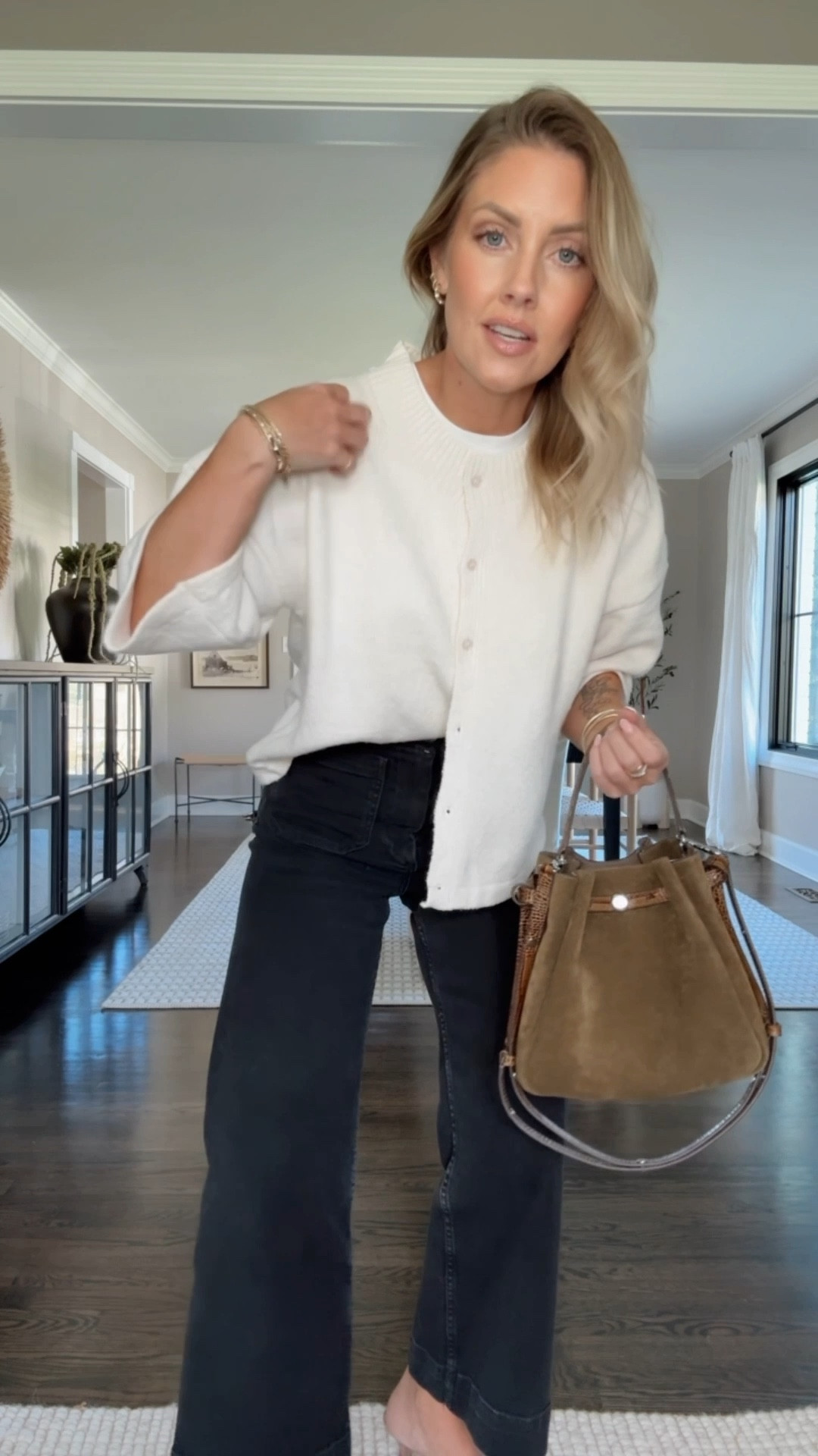 Small Amazon sweater / 25 jeans which is true to size for me 

#LTKStyleTip #LTKPetite #LTKOver40