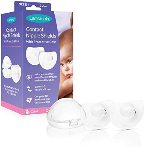 Lansinoh Contact Nipple Shields for Nursing Newborn, 2 Count 20mm | Amazon (US)
