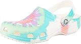 Crocs Unisex-Adult Classic Tie Dye Clogs, Fresco/Multi, 4 Women/2 Men | Amazon (US)