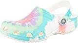 Crocs Unisex-Adult Classic Tie Dye Clogs, Fresco/Multi, 4 Women/2 Men | Amazon (US)