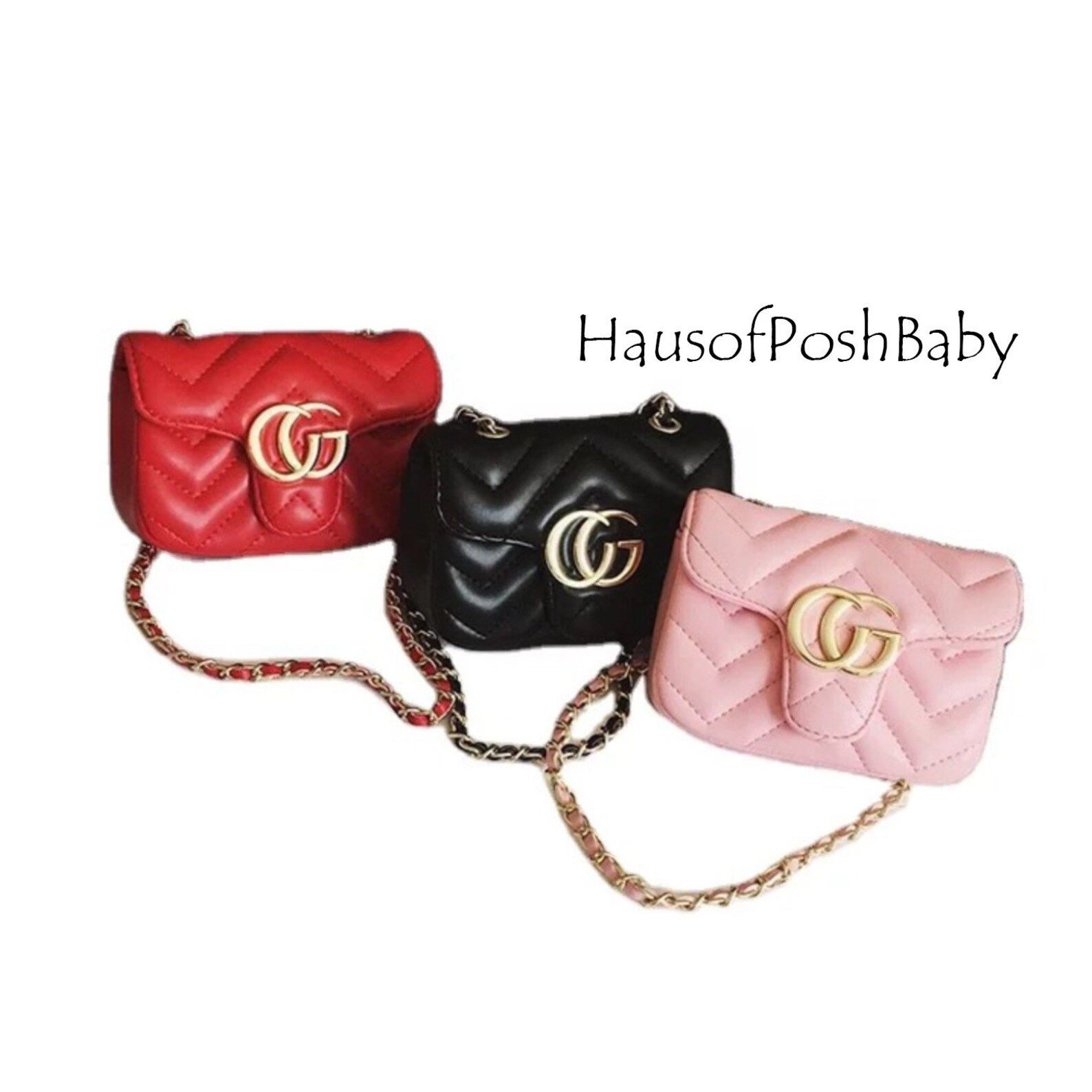 Posh Baby Toddler Girl  pre-order handbag purse mini bag designer shoulder strap inspo children d... | Etsy (US)