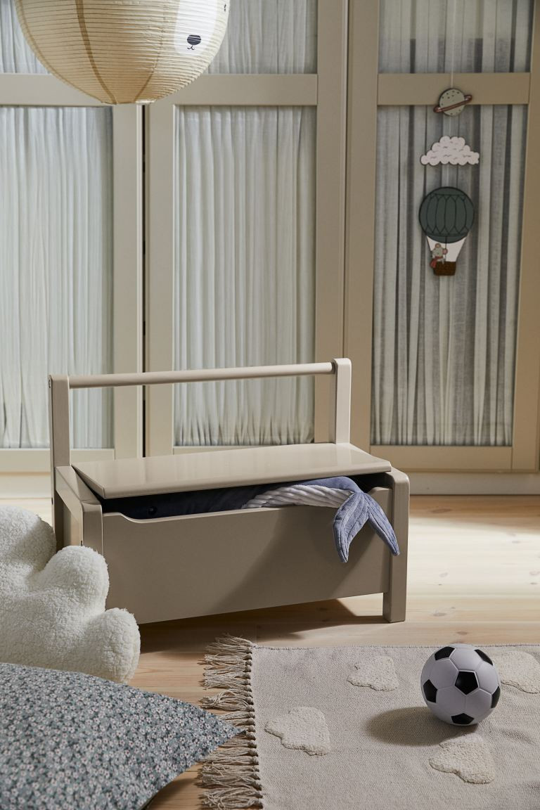 Children's Storage Bench - Beige - Home All | H&M US | H&M (US + CA)