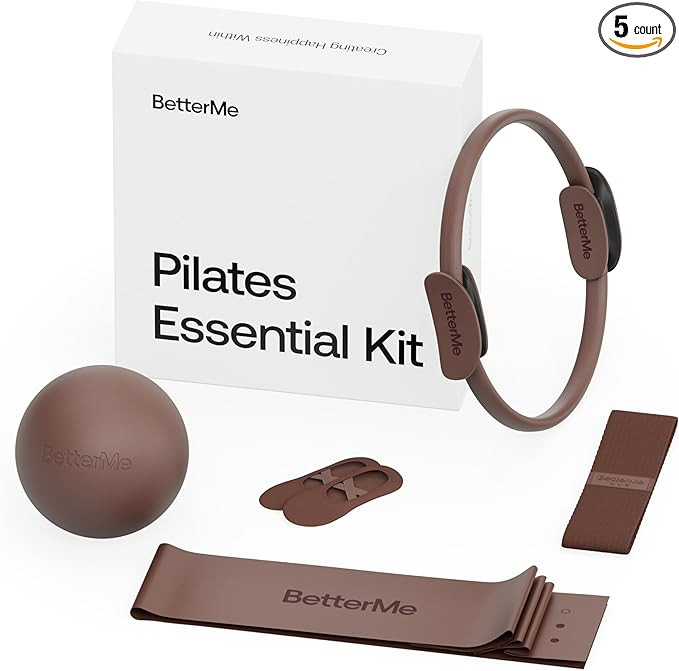 BetterMe Pilates Essential Kit – Pilates Ring, Long Resistance Bands, Pilates Loop Bands, Ball ... | Amazon (US)