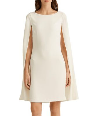 Cape Georgette Cocktail Dress | Bloomingdale's (US)