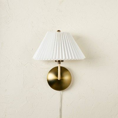 Rattan Wrapped Sconce Brown (Includes LED Light Bulb) - Opalhouse™ designed with Jungalow™ | Target