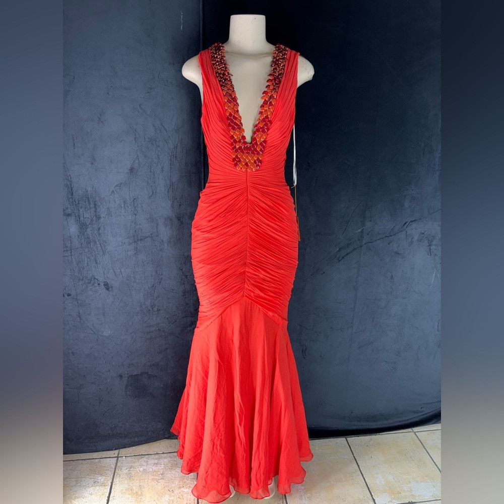 Elegant Red Evening Gown by Mandalay | Poshmark