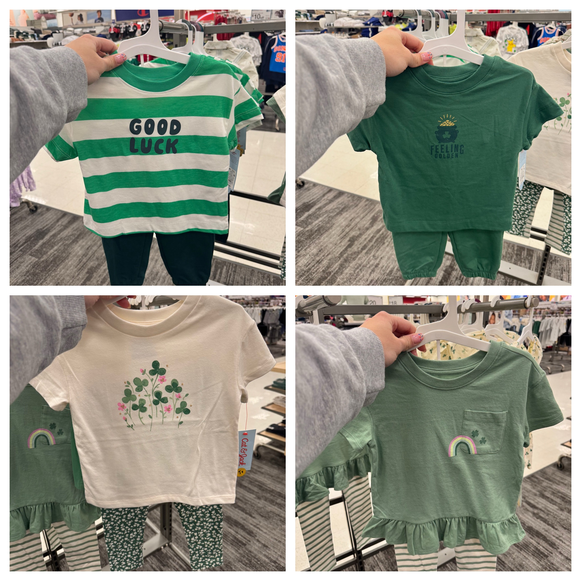 Pinch me! These toddler sets from @Target are absolutely perfect!  Don’t forget to grab your green today before it’s too late  