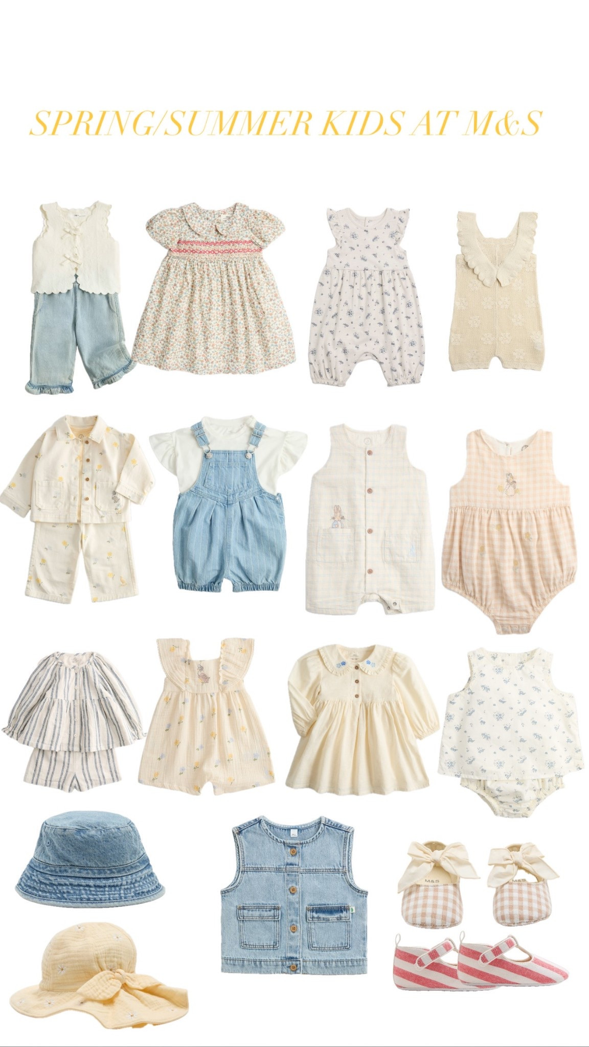 I am obsessed with M&S baby and kids. The clothes are beyond cute, so on trend and also don’t break the bank. M&S are fo sure one of my go to’s for my girls. The perfect spring summer collection! 

#LTKbaby #LTKspring #LTKsummer