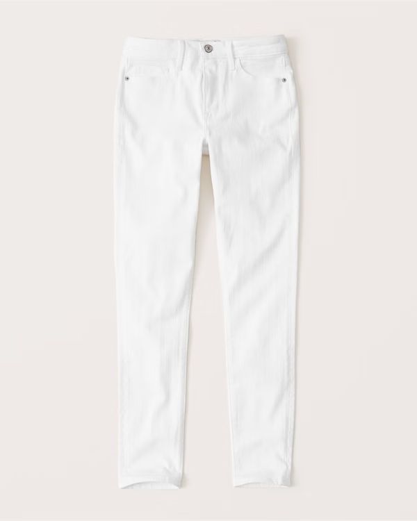 Mid Rise Super Skinny Jeans | Abercrombie & Fitch (US)