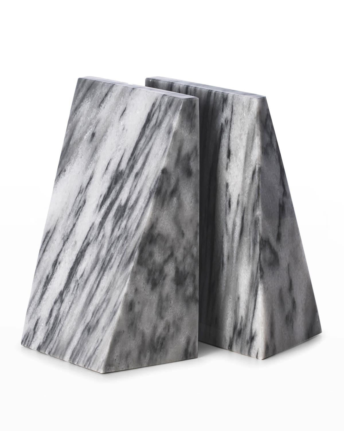Men's Solid Marble Wedge Bookends | Neiman Marcus