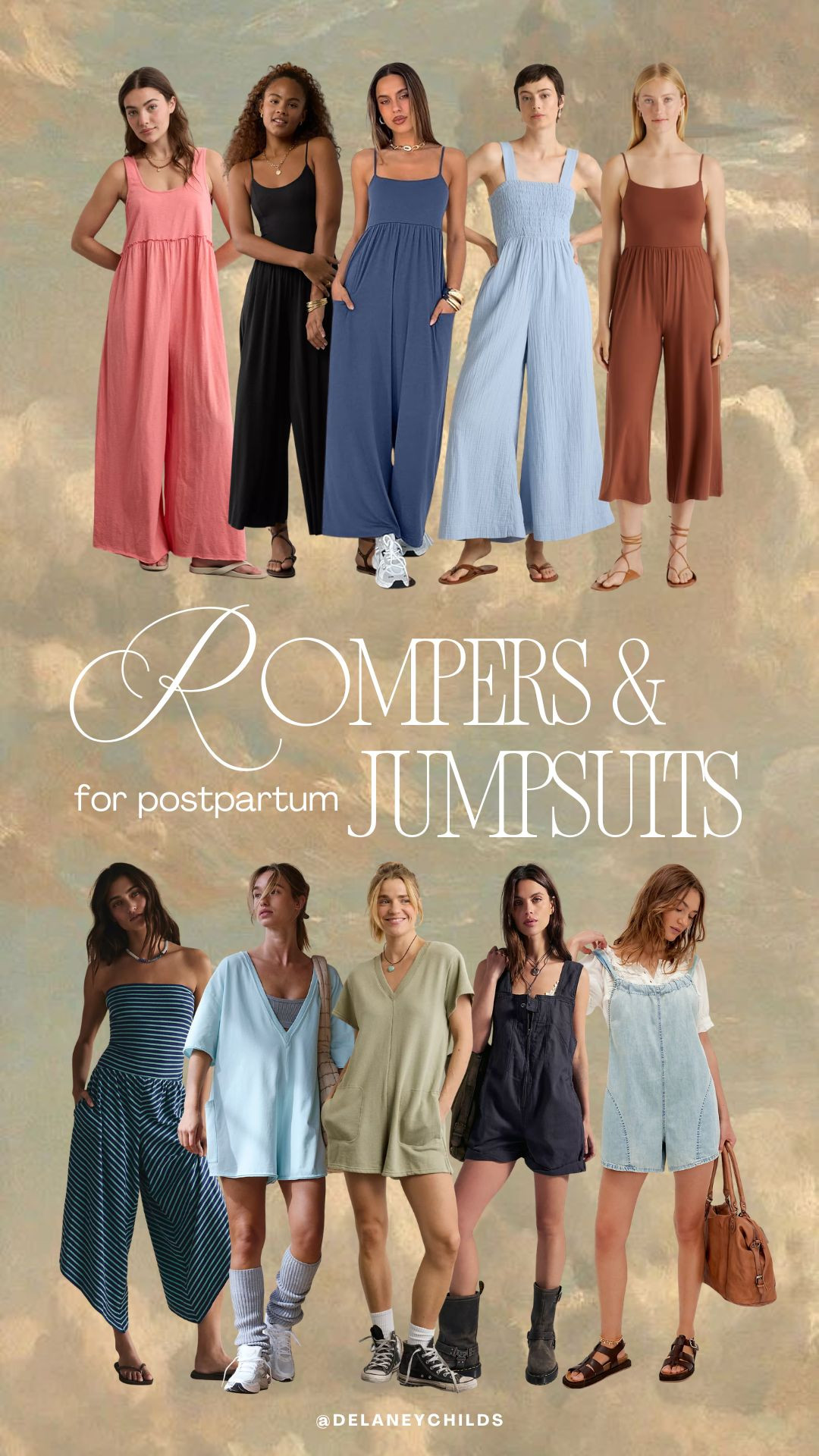 Rompers & jumpsuits that are super comfy for postpartum! 

 #LTKMothersDay #LTKgrwm #LTKootd
