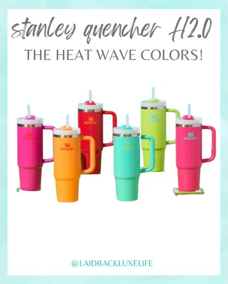 New Stanley Colors! The Heat Wave Collection, these colors are gorgeous for Summer! My favorite colors are ‘Tropical Teal’ and ‘Passion Pink’! I think these will sell out for sure! Summer accessories, #LaidbackLuxeLife

Follow me for more fashion finds, beauty faves, lifestyle, home decor, sales and more! So glad you’re here!! XO, Karma

#LTKSeasonal #LTKFindsUnder50 #LTKStyleTip