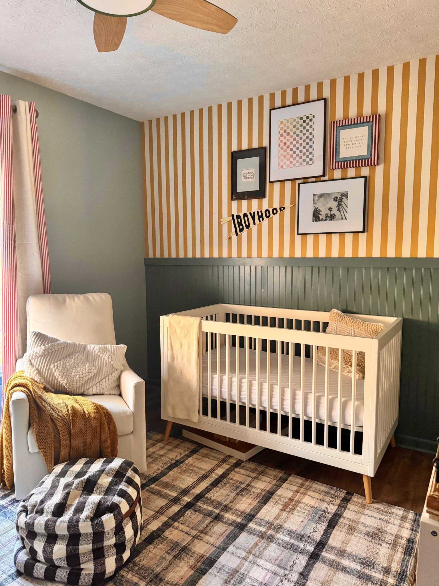 Colorful Boy Nursery in progress! Adding shelves to the blank wall soon!

#LTKHome #LTKBump #LTKBaby