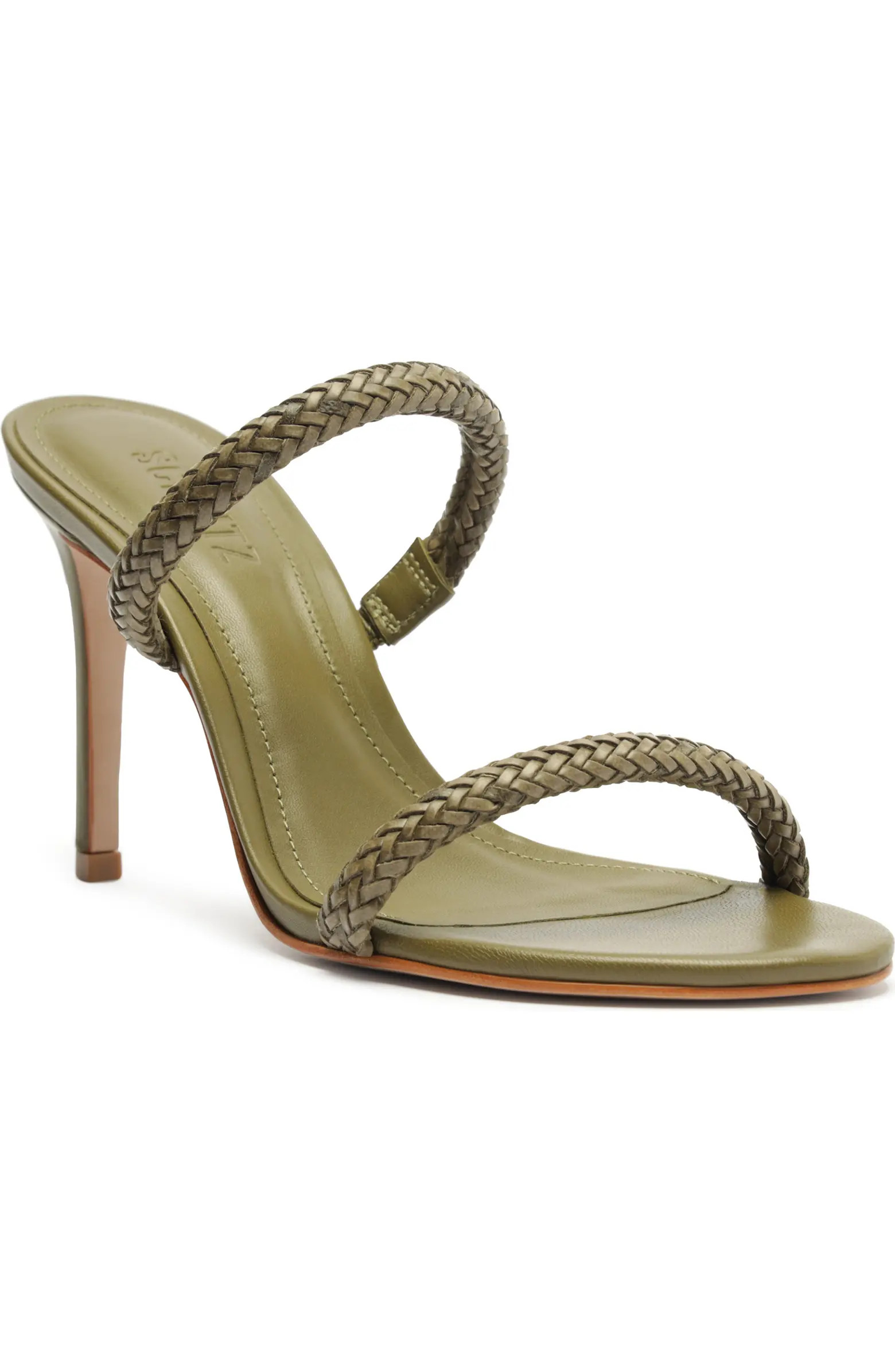 Schutz Taliah Woven Strap Slide Sandal (Women) | Nordstrom | Nordstrom