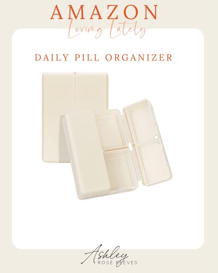 Amazon Loving Lately 
Daily Pill Organzier

#LTKtravel #LTKfamily #LTKunder50
