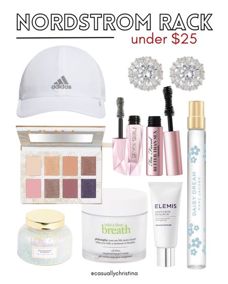Nordstrom Rack gifts under $25! All but the earring are all under $20 too!! 

14k yellow gold plated Swarovski earrings, Marc Jacobs perfume, Elemis exfoliator, white adidas hat, two faced mascara, philosophy oil free gel cream, and more!

Gifts for her, budget friendly gift ideas, makeup, gift for teacher, gifts for mom, gifts for daughter, gift ideas, affordable fashion, affordable finds, sale alert, affordable gifts, stocking stuffers, Christmas party gift, Christmas gift, gifts for friend, bridesmaid gifts #ltkseasonal #ltku #ltkcurves #ltkfit #giftidea #giftsunder20 #ltkunder100 #ltkhome #blackfriday

#LTKHoliday #LTKunder50 #LTKsalealert